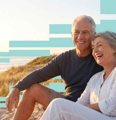 Couple Smiling By The Beach